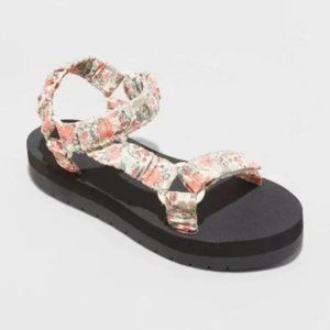 Floris Floral Platform Sport Sandals Red Floral - Universal Thread 11